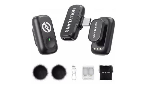 میکروفون یقه ای هالی لند HOLLYLAND LARK A1 Mini Duo